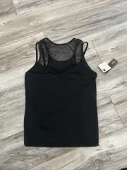 NWT Bloch Custom USA Camisole Black Top, Size M Girl Cami Dance Essentials