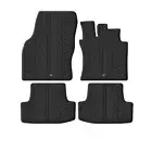 TRAVALL All Weather Floor Mats for VW T-Roc (2017- ) Premium Black Rubber Set