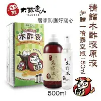 在飛比找Yahoo!奇摩拍賣優惠-木酢達人 精餾木酢液原液500ml加贈一噴霧空瓶150ml 