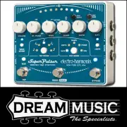 Electro Harmonix EHX Super Pulsar Stereo Tap Tremolo Guitar FX Pedal RRP$679