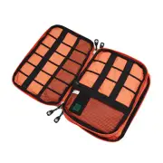 Honana HN-CB1 Double Layer Cable Storage Bag Electronic Accessories Organizer Travel Gear