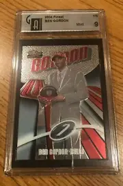 2003-04 Topps Finest #175 Ben Gordon RC GAI 9 MINT ROOKIE BULLS