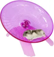 Hamster Flying Saucer Silent Running Exercise Wheel for Gerbil Rat Mouse Hedg...