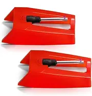 Betus Record Player Needle Replacement 2 Pack – Red Diamond Turntable Stylus Replacement Needle for Enhanced Audio – Universal Fit for Crosley, ION, Victrola, Phonographs, Boytone