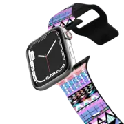 Apple Watch Series 1-3 (38mm) Impact Band Girly Colorful Aztec Pattern