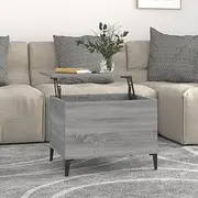Modern Coffee Table, Grey Sonoma 60 x 44.5 x 45 cm, Lift-Top Design, Engineered Wood, Sturdy & Functional, Perfect for Small Spaces, Living Room Accent