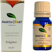 Enlighten Essential Oil Blend, Uplift Mood, Generate Energy, Be Productive, Made in Australia, Pure and Natural Essential Oil