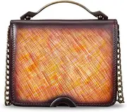 [IVTG] Genuine Leather Crossbody Bags for Women Vintage Handmade Shoulder Purse