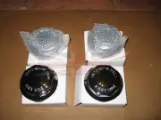New Set of 4 Octagon Knock-Off Knockoff Nuts Nut for Wire Wheel Triumph TR6 8TPI