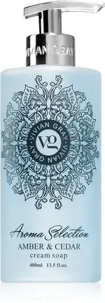 Vivian Gray Aroma Selection Amber & Cedar Liquid Cream Soap 400ml