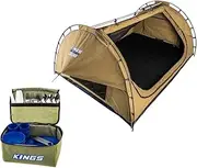 [Adventure Kings] Double Swag Camping Tent Hiking Dome + 37 Piece BBQ Picnic Set
