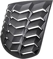 ABS Rear Window Louver Compatible for Hyundai Genesis Coupe 2010-2016 Windshield Sun Shade Cover in GT Style Custom