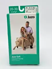 Juzo Soft 2001 20-30mmhg Compression Open Toe Knee-High Stocking, Beige SZ III