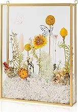 Jajamy Shadow Box Frame 8x10, Deep Glass Shadow Box Display Case, 3D Shadow Boxes Picture Frame for DIY Wedding Dried Flowers, Memories, Tickets and Photos