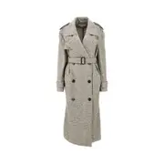 [STELLA MCCARTNEY] STELLA MCCARTNEY Wool and silk herringbone trench coat Woman 40 40 Grey