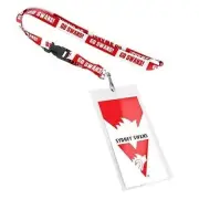Official AFL Sydney Swans Keyring Neck Lanyard with Card Pocket Sleeve (NEW LOGO