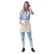 Archie Cotton Apron Waist Apron - Stone