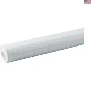34-inch x 200', 1-inch Quadrille Ruled, Grid Paper Roll, White