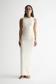 Acacia Dress Ivory Size 8 | Elka Collective