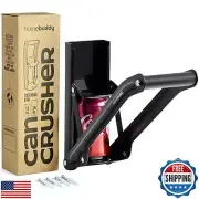 HomeBuddy Can Crusher for Recycling - 12 Oz. and 16 Oz. Can Crusher Wall Moun