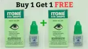 Itone Antibiotic Antiseptic Eye Drops Clears Vision Itching Watery BUY 1 GET I