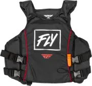 Fly Racing Pullover Nylon Floatation Vest Md Black/White/Red 221-30300M
