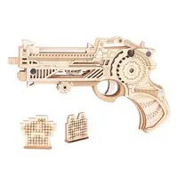 在飛比找蝦皮商城優惠-3406 優質橡皮筋手槍 木頭玩具槍 手作玩具 復古玩具手槍