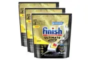 Finish 168x Powerball Ultimate Plus All In 1 Dishwashing Tab Lemon Sparkle(3x56)