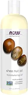 NOW Solutions, Shea Nut Oil, Multi-Purpose Intense Moisturizing Oil for Skin, Scalp and Hair, 16-Ounce