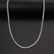 [SHMAZ] Stainless Steel Necklaces Flower Basket Style Chain Necklace For Men Women