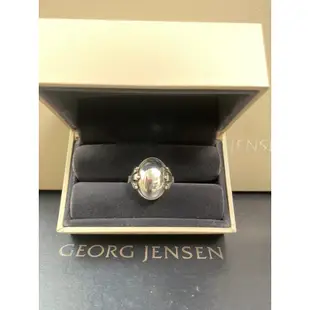 Georg Jensen喬治傑生GJ#51 古典銀石戒指