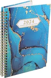 DOITOOL Monthly Planner Notepad Multi Function Schedule Notebook with Dividers Portable Spiral Planner for Home Office School and Travel present for Friends Family