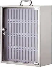 Cell Phone Cabinet Silver Storage Locker Box Free-Standing Or Wall-Mounted Perfect for Schools, Offices & Classrooms (Size : 48 Slots)