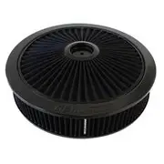 Aeroflow Black Full Flow Air Filter Assembly with 1-1/8" Drop base, AF2251-3040