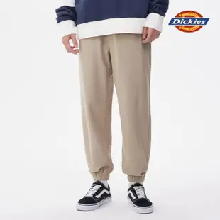 【Dickies】男款沙色鬆緊腰頭休閒縮口褲｜DK011568CH1