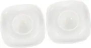 1 Set Creative Ceramic Egg Holders Household Egg Cups Simple Design Easy to Clean for Home Housewarming