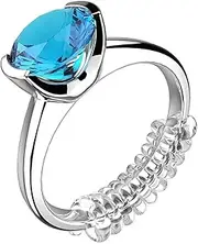 [DuBom] Ring Size Adjuster Ring Guard Clip Invisible Tightener Transparent Resizer for Loose Ring Set of 4 Sizes Pack of 4