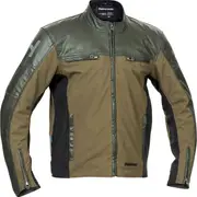 Halvarssons Holmen, textile jacket waterproof , color: Brown/Olive , size: 48