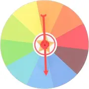 HOOTNEE Wall Hanging Wheel for Parties Compact Classroom Prize Carnival Game for Fun Teaching Activity Prop