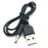 在飛比找蝦皮商城優惠-USB 轉DC3.5mm 電源線 0.5米 電源線 充電線 