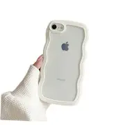 Ownest Compatible with Clear iPhone 7/8/SE Case Cute for iPhone 7/SE White