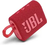 JBL Go 3 Portable Bluetooth Speaker (Red)