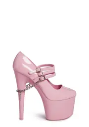 [Y.R.U.] Natasha Platform Stiletto Heels - Pink