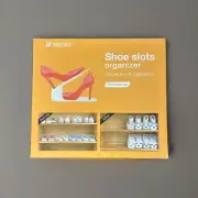 Neprock Shoe Slots Organizer, Adjustable Shoe Stacker Storage Space Saver - 20ct