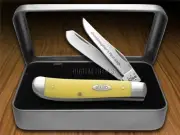 Case xx Granddaughter's First Mini Trapper Knife Yellow Delrin Pocket