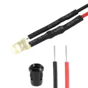 20Set DC 12V 3mm Pre Wired LED w Holder Warm White Light Lens 6mm Panel Mount