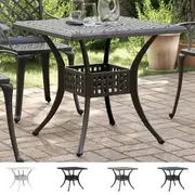 Garden Table Patio Dining Table Outdoor Furniture Patio Cast Aluminium vidaXL