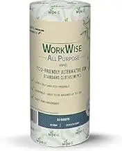 Heavy Duty Reusable Cleaning Wipes – Biodegradable, Plastic-Free, Low Lint, Washable Cloths – All Purpose Eco-Friendly Wipes for Workshop, Kitchen, Garage, Industrial & Home Use