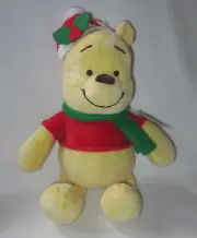 Disney Baby Winnie the Pooh Plush Christmas Lovey Teddy Bear 12" New