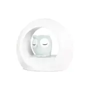 Zazu 20cm Grey Lou Owl Voice Activated Soothing Night Light for 0m+ Baby/Infant